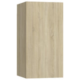 7 Piece Tv Cabinet Set Engineered Wood