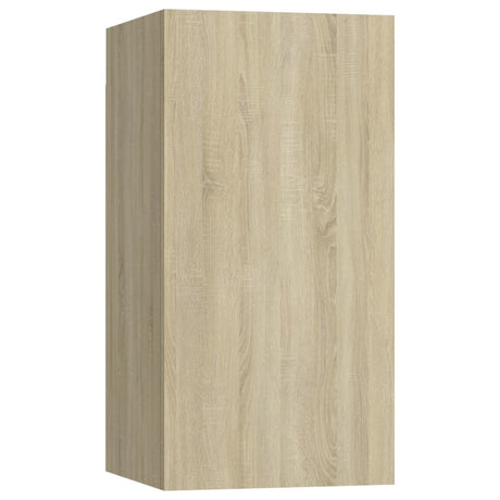 7 Piece Tv Cabinet Set Engineered Wood