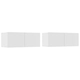 4 Piece Tv Cabinet Set Engineered Wood