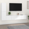 4 Piece Tv Cabinet Set Engineered Wood