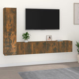 4 Piece Tv Cabinet Set Engineered Wood