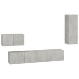 4 Piece Tv Cabinet Set Engineered Wood
