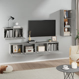 4 Piece Tv Cabinet Set Engineered Wood