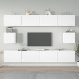 6 Piece Tv Cabinet Set Engineered Wood