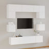8 Piece Tv Cabinet Set Engineered Wood
