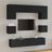 8 Piece Tv Cabinet Set Engineered Wood