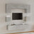 8 Piece Tv Cabinet Set Engineered Wood