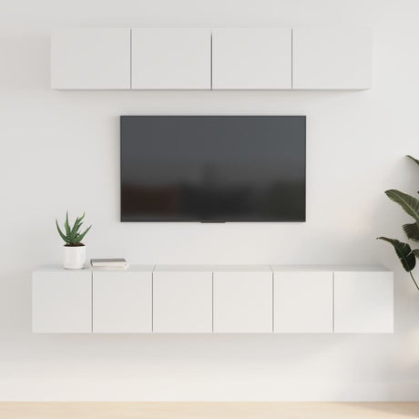 5 Piece Tv Cabinet Set Engineered Wood