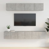 5 Piece Tv Cabinet Set Engineered Wood