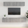 5 Piece Tv Cabinet Set Engineered Wood