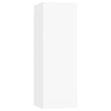 5 Piece Tv Cabinet Set White Engineered Wood