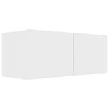 5 Piece Tv Cabinet Set White Engineered Wood