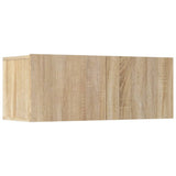 5 Piece Tv Cabinet Set Sonoma Oak Engineered Wood