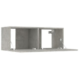 5 Piece Tv Cabinet Set Concrete Grey Engineered Wood