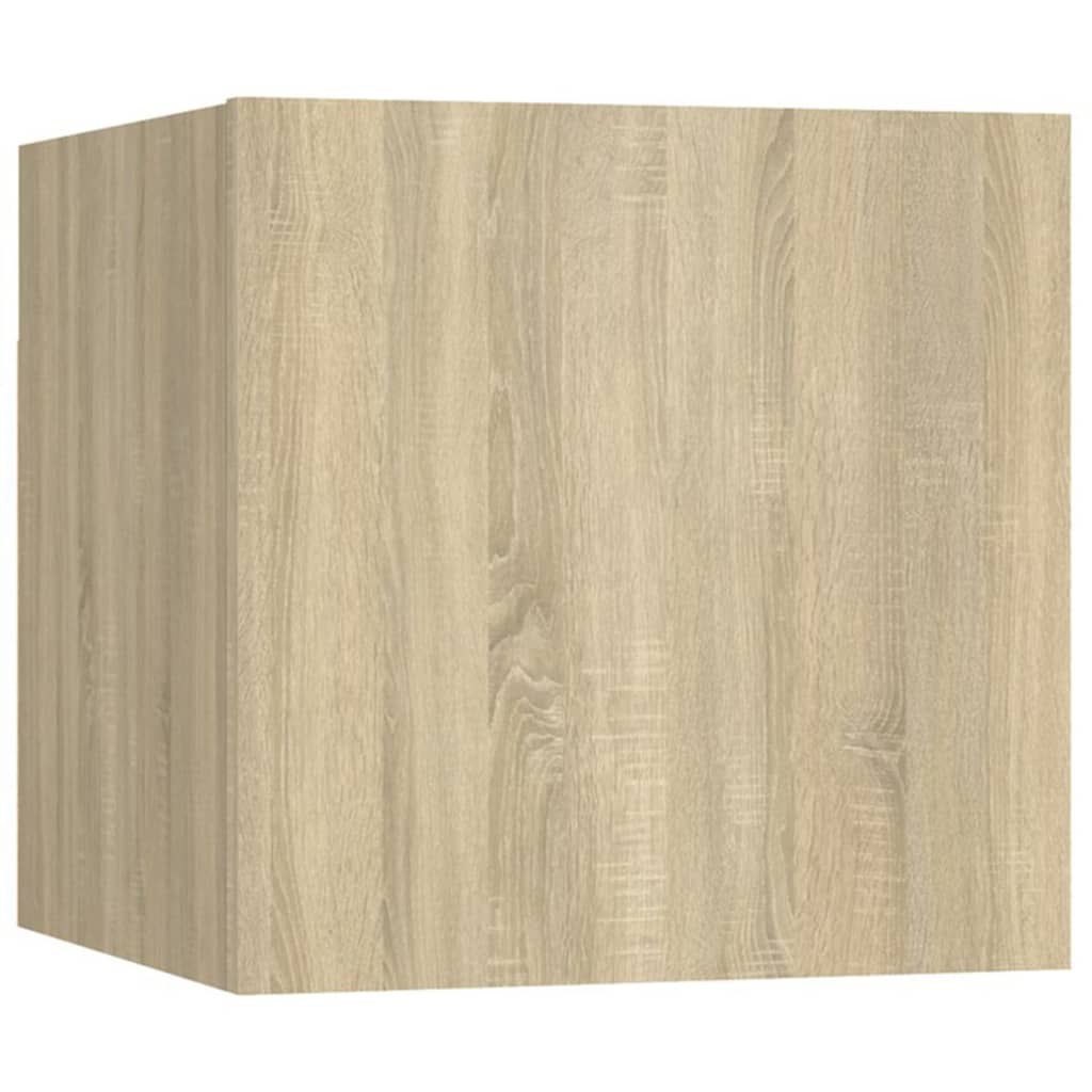 5 Piece Tv Cabinet Set Sonoma Oak Engineered Wood