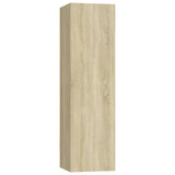 5 Piece Tv Cabinet Set Sonoma Oak Engineered Wood