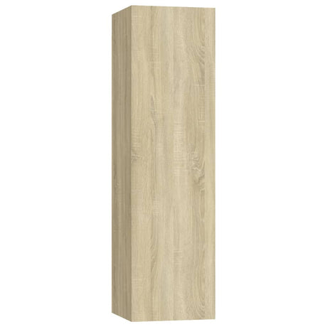 5 Piece Tv Cabinet Set Sonoma Oak Engineered Wood
