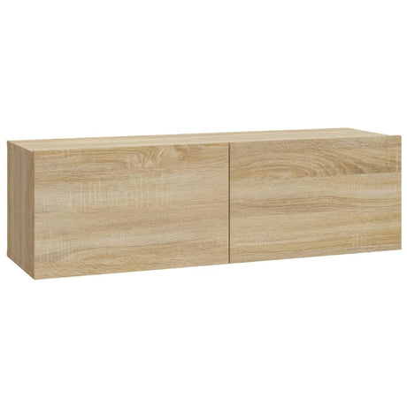 5 Piece Tv Cabinet Set Sonoma Oak Engineered Wood