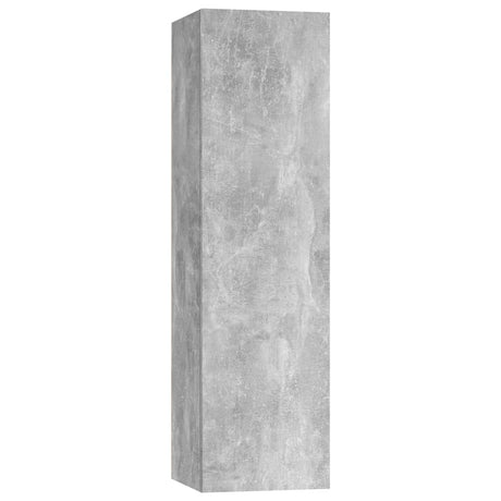 5 Piece Tv Cabinet Set Concrete Grey Engineered Wood