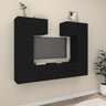 6 Piece Tv Cabinet Set Engineered Wood