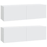 6 Piece Tv Cabinet Set Engineered Wood