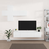 7 Piece Tv Cabinet Set Engineered Wood