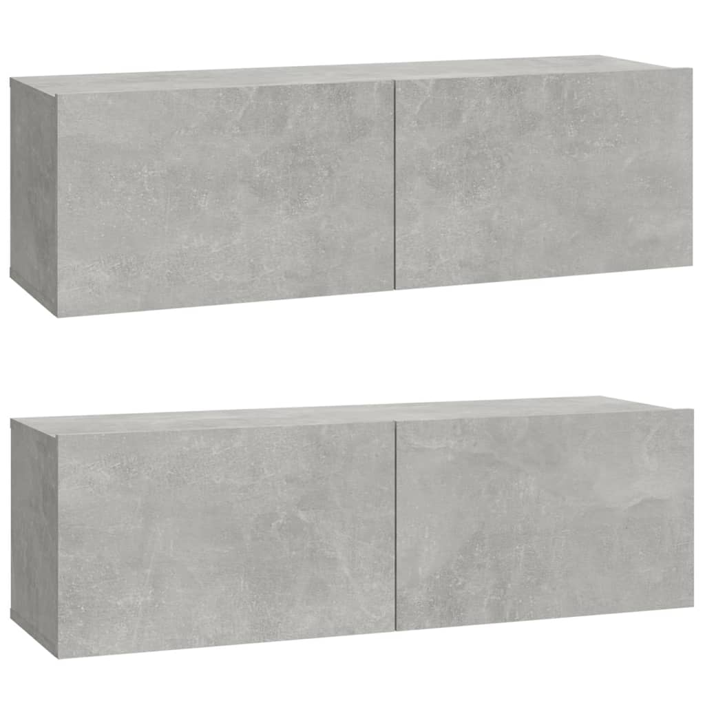 4 Piece Tv Cabinet Set Engineered Wood