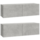 4 Piece Tv Cabinet Set Engineered Wood