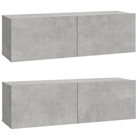 4 Piece Tv Cabinet Set Engineered Wood