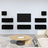 7 Piece Tv Cabinet Set Engineered Wood