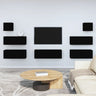 7 Piece Tv Cabinet Set Engineered Wood