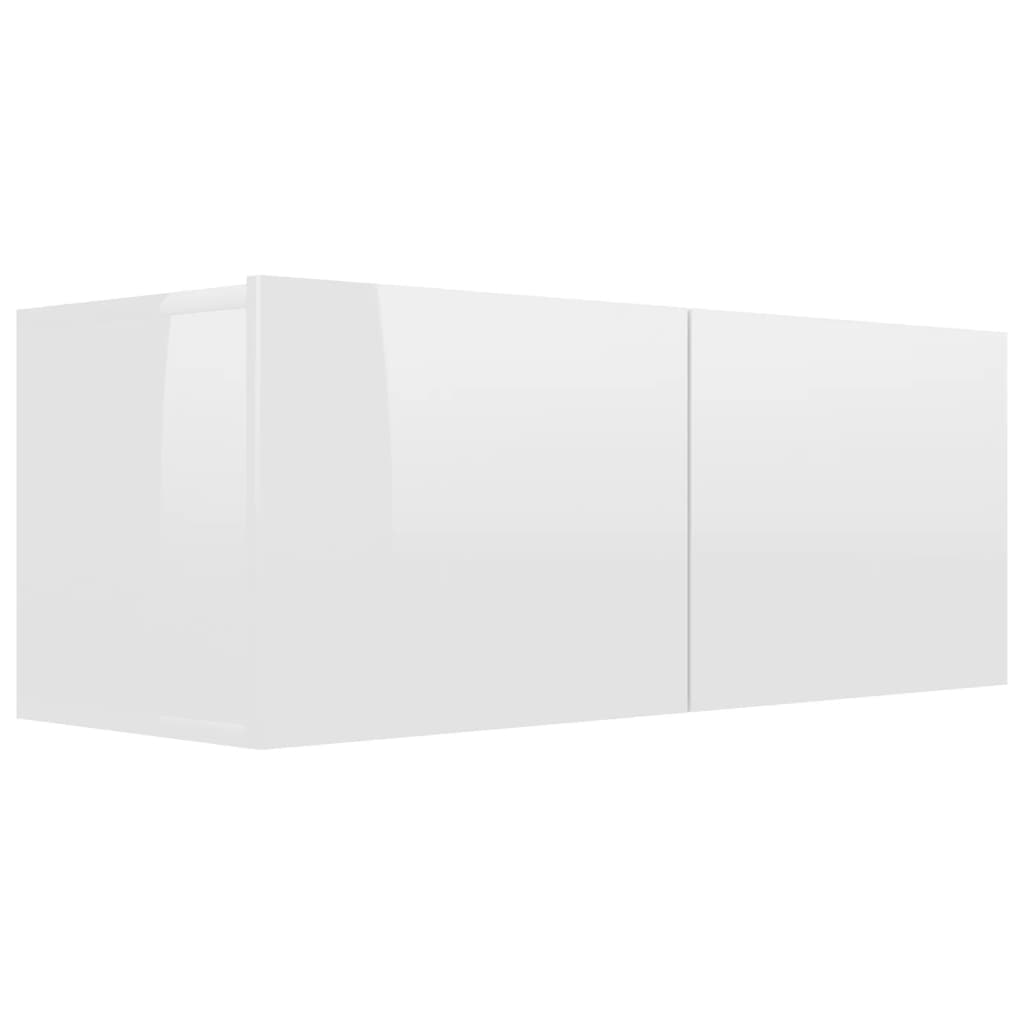 7 Piece Tv Cabinet Set Engineered Wood