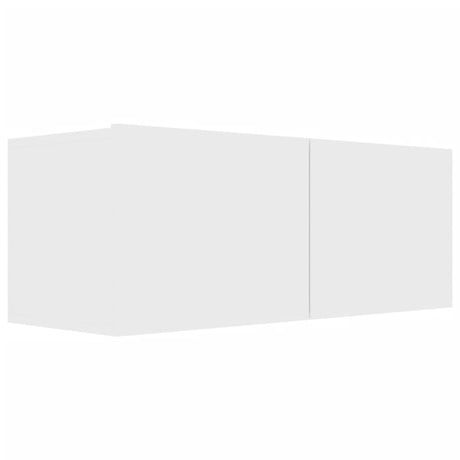 6 Piece Tv Cabinet Set White Engineered Wood