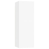 6 Piece Tv Cabinet Set White Engineered Wood