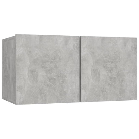 6 Piece Tv Cabinet Set Concrete Grey Engineered Wood