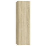 7 Piece Tv Cabinet Set Sonoma Oak Engineered Wood