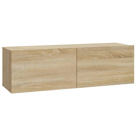 7 Piece Tv Cabinet Set Sonoma Oak Engineered Wood
