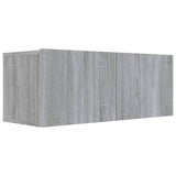 7 Piece Tv Cabinet Set Grey Sonoma Engineered Wood
