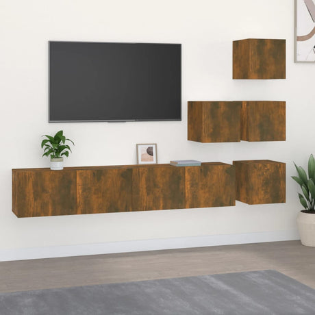 Wall-Mounted Tv Cabinet Engineered Wood