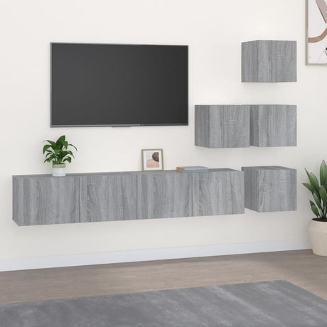Wall-Mounted Tv Cabinet Engineered Wood