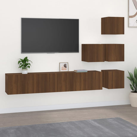 Wall-Mounted Tv Cabinet Engineered Wood