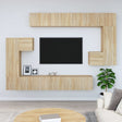 Wall-Mounted Tv Cabinet Engineered Wood