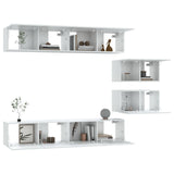 4 Piece Tv Cabinet Set Engineered Wood