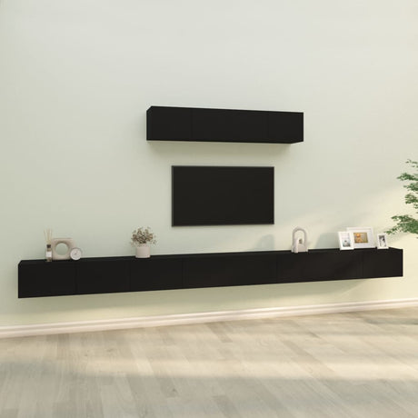 4 Piece Tv Cabinet Set Engineered Wood