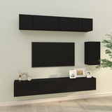 6 Piece Tv Cabinet Set Engineered Wood