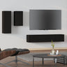 4 Piece Tv Cabinet Set Engineered Wood