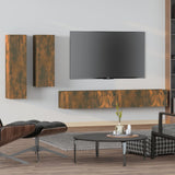 4 Piece Tv Cabinet Set Engineered Wood