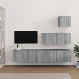 4 Piece Tv Cabinet Set Engineered Wood