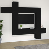 9 Piece Tv Cabinet Set Engineered Wood