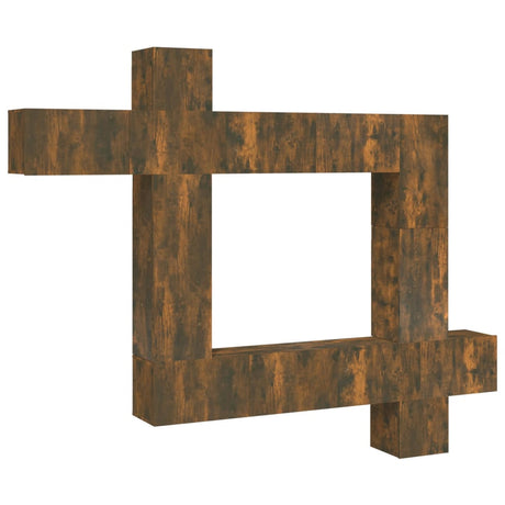 9 Piece Tv Cabinet Set Engineered Wood